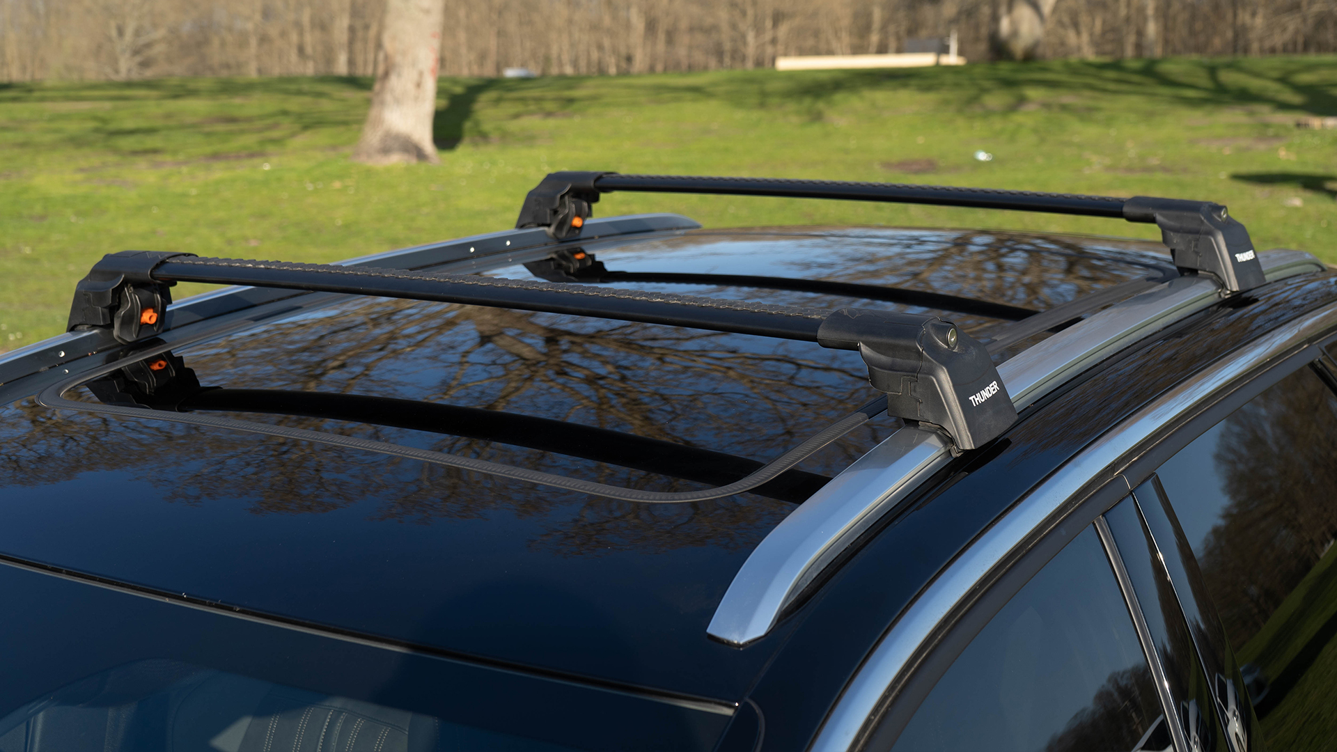 TRX2 Aluminium Roof Rack Cross Bars WingBar Edge Lockable – Fit Raised ...